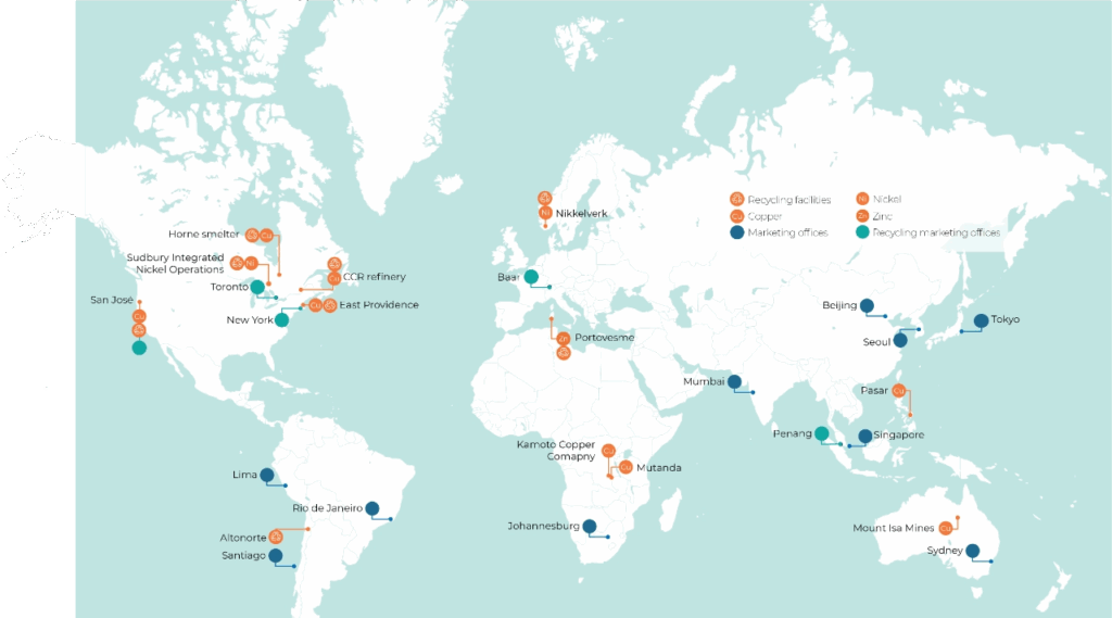 铜与贵金属回收业务全球布局-嘉能可科技有限公司